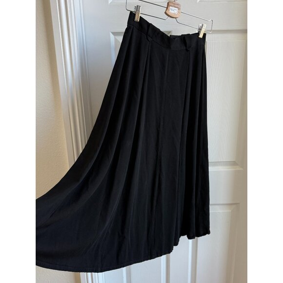 Vintage Lady Reiner A Line black skirt with belt loops - Picture 1 of 7